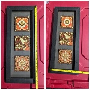 Warm Bird Tiles Wall Art Deco